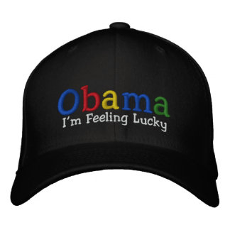 Bordada Lucky Barack Obama embrocó a Gorra