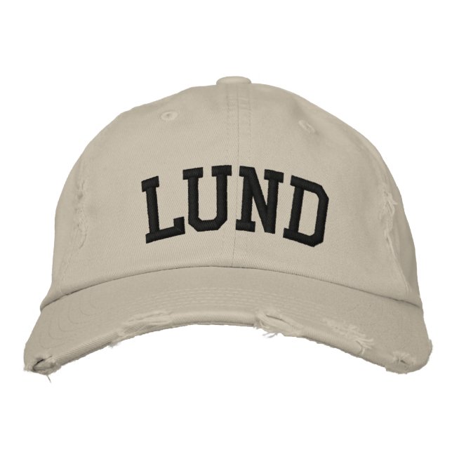 Bordada Lund Embroidered Gorra (Anverso)