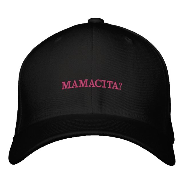Bordada ¿MAMACITA? gorra (Anverso)