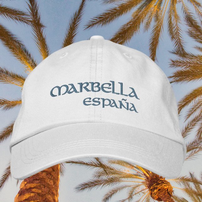 Bordada Marbella España España Playa Borrada Gorra (Subido por el creador)