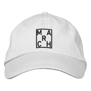 Bordada MARCH Embroidered Gorra