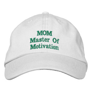 Bordada Máster en Motivación, Gorra para Mamá