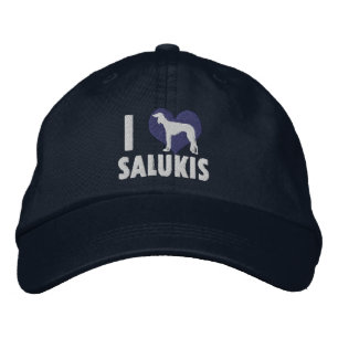Bordada Me Encanta Salukis Embroidered Gorra (Azul)