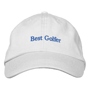 Bordada Mejor Gorra de Golfer