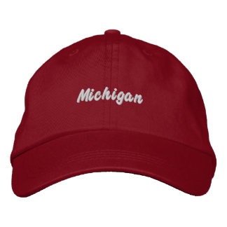 Bordada Michigan Gorra
