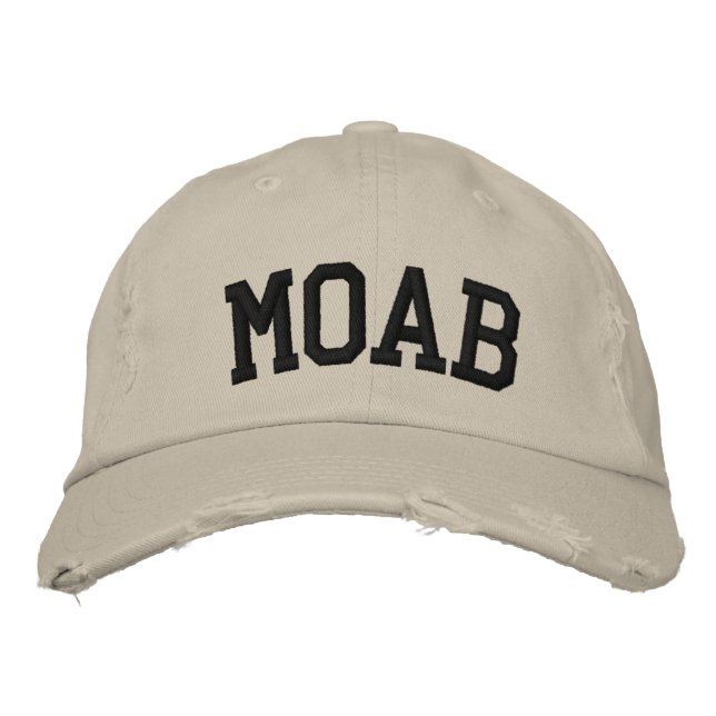 Bordada Moab Embroidered Gorra (Anverso)