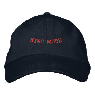 Bordada Modo Rey Gorra Impresa Color Azul Marino para Homb