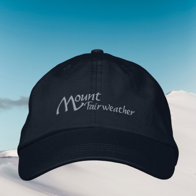 Bordada Monte Fairweather BC Gorra de las Montañas Rocosas (Subido por el creador)