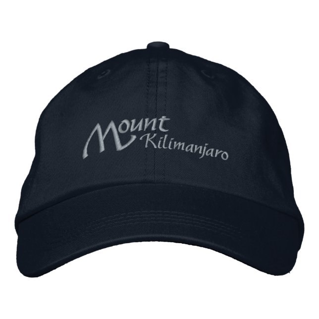 Bordada Monte Kilimanjaro Tanzania Gorra con embargo (Anverso)