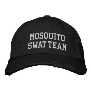 Bordada MOSQUITO SWAT TEAM GORRA [Negro]