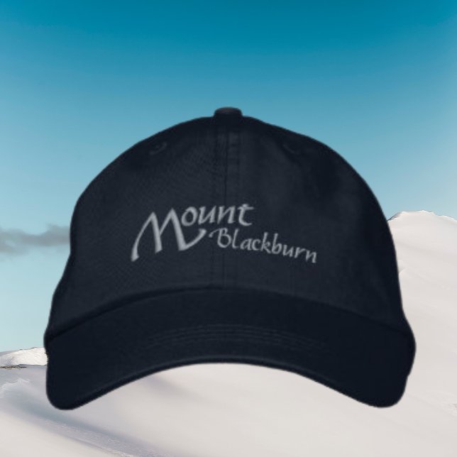 Bordada Mount Blackburn Alaska Wrangell Embroidered Gorra (Subido por el creador)