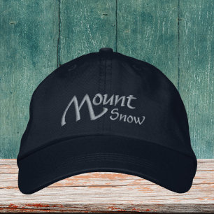 Bordada Mount Snow Vermont Embroidered Gorra