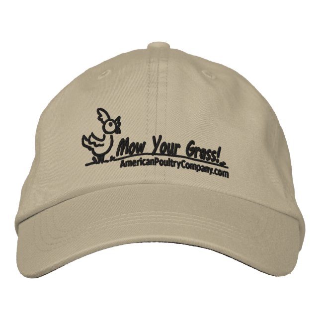 Bordada Mow Your Grass Embroidered Gorra (Anverso)