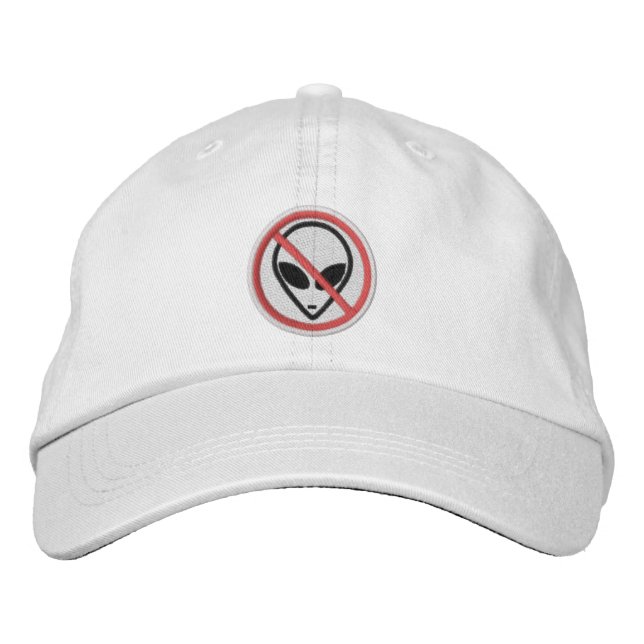 Bordada Ningún Gorra ajustable personalizado de Aliens (Anverso)
