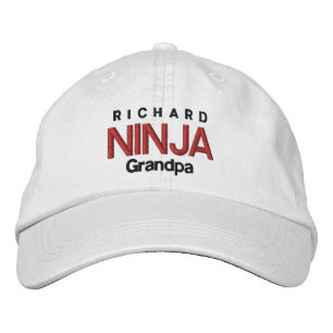 Bordada NINJA GRANDPA Gorra ajustable personalizado V06