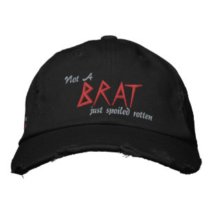 Bordada No es un Brat que acaba de arruinar la gorra de pa