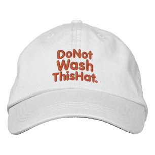Bordada No Lavar Este Gorra