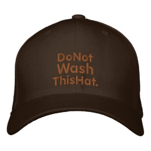 Bordada No Lavar Este Gorra