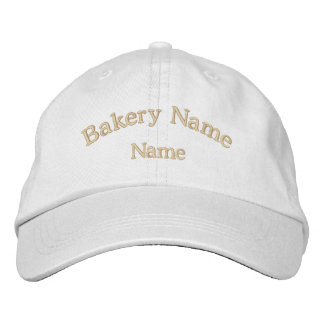 Bordada Nombre de panadería Gorra bordado