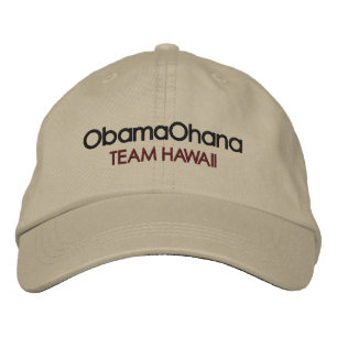 Bordada Obama Ohana, Gorra