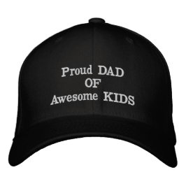 Bordada Orgulloso padre de asombrosos niños con gorra de b