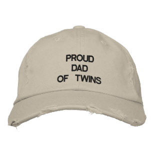 BORDADA ORGULLOSO PADRE DEL GORRA DE GEMAS