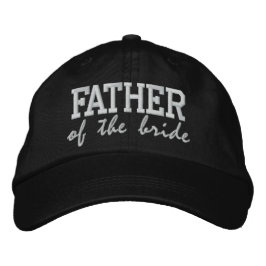 Bordada Padre de la novia: Gorra Boda de Personalizable