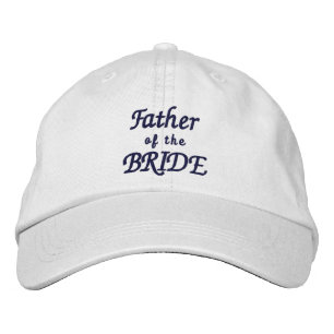 Bordada Padre del Gorra ajustable de la novia