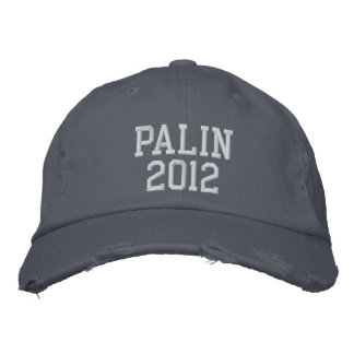 Bordada Palin 2012 Gorra bordado
