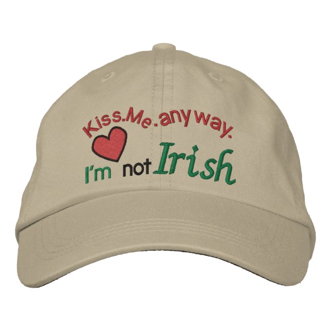 Bordada Pat. Irlandés Gorra (Anverso)