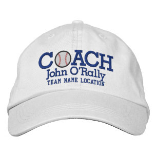 Bordada Personalización del equipo de gorra n del entrenad