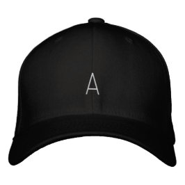 Bordada Personalizado "A" Monograma Gorra de tipos de letr