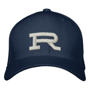 Bordada Personalizado bordado en monograma gorra de la let