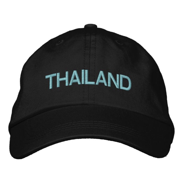 Bordada Personalizado de Tailandia Embroidered Gorra (Anverso)