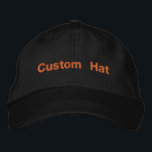Bordada Personalizado Gorra Texto impreso Cap Gorra de hom<br><div class="desc">Crear un gorra personalizado con texto impreso para un aspecto elegante,  adecuado tanto para hombres como para mujeres. Texto: introduzca el texto que desee en el gorra. Elija un mensaje que se ajuste al tema elegante,  como un nombre,  un monograma o una palabra o frase significativa.</div>