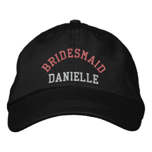 Bordada Personalizado soltera soltera gorra rosa de béisbo