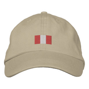 Bordada Perú gorra - Bandera peruana
