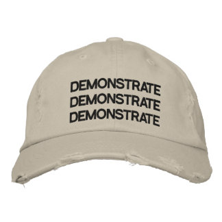 Bordada Piedra de alteración del Gorra ajustable de demost