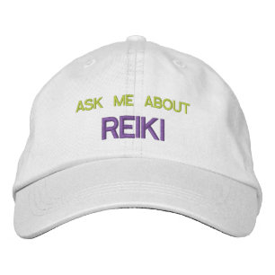 Bordada PREGUNTARME SOBRE REIKI - Gorra ajustable personal