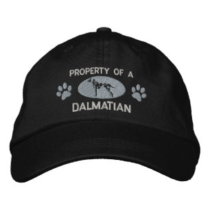 Bordada Propiedad de un Gorra Dalmatian Embroidered