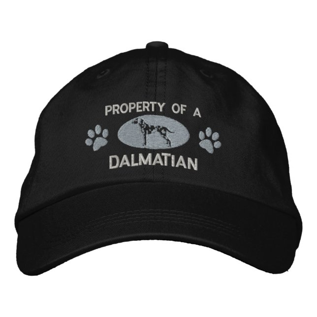 Bordada Propiedad de un Gorra Dalmatian Embroidered (Anverso)