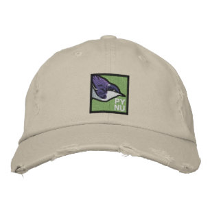 Bordada Pygmy Nuthatch Embroidered Gorra 2