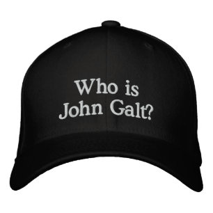 Bordada ¿Quién es John Galt? Gorra