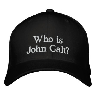 Bordada ¿Quién es John Galt? Gorra