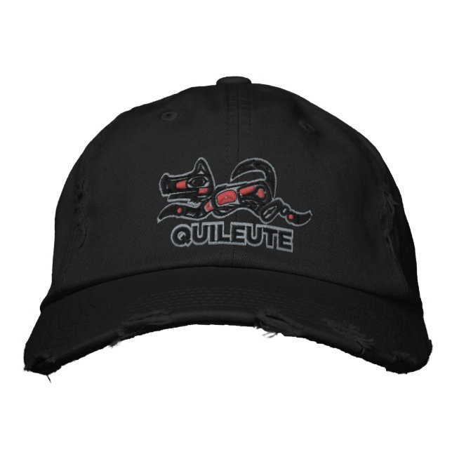 Bordada Quileute Embroidered Gorra (Anverso)