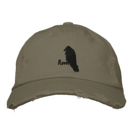 Bordada Raven en Raven Embroidered gorra