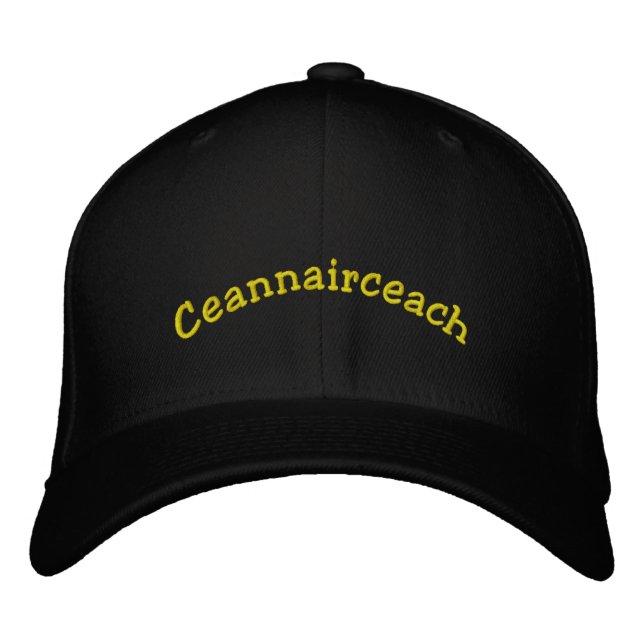 Bordada REBELDE IRLANDESA: Gorra bordado (Anverso)