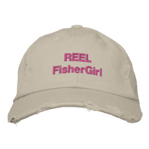Bordada REEL FisherGirl Gorra de moda
