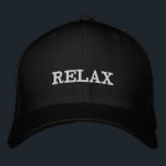 Bordada Relax Gorra<br><div class="desc">Presentamos a nuestro Gorra "Relax" - el epítome de un estilo relajado y de vibraciones relajantes. Diseñado con comodidad y esparcimiento en mente, este gorra es más que un simple accesorio; es un recordatorio de tomar la vida con calma y encontrar sus momentos de calma en medio del caos. El...</div>
