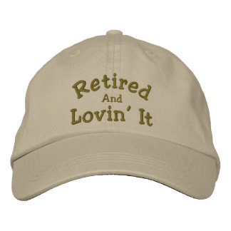 Bordada Retirado Y Amado, Divertido Gorra Embrodado